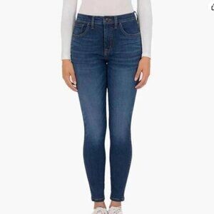 NWOT Kirkland Signature Women's 14 High-Rise Skinny Fit Jeans Dark Blue Denim